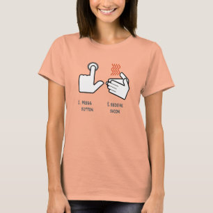 T-shirts … receba o bacon
