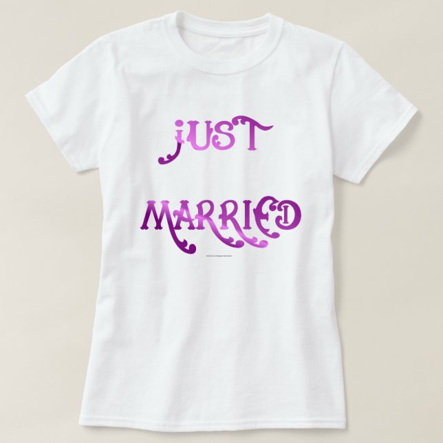 T-shirts Recem casados (Frente do Design)