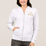 T-shirts Recem casados Gold Foil Typografia Hoodie<br><div class="desc">Recem casados Gold Foil Typografia Hoodie por uma nova lua de mel.</div>