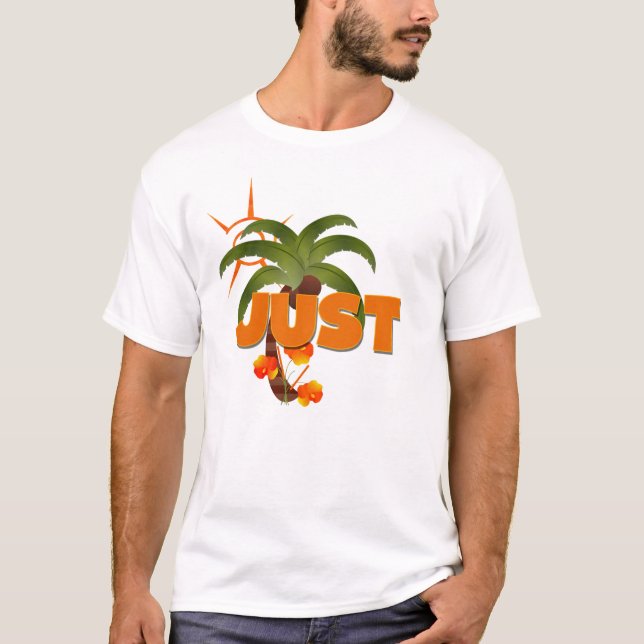 T-shirts Recem casados tropical (Frente)