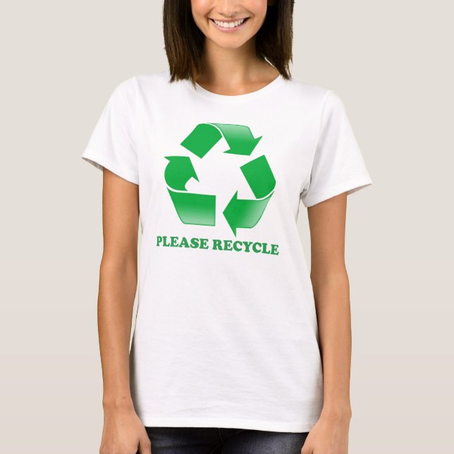 T-shirts Recicl por favor (Frente)