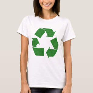 T-shirts reciclar xadrez