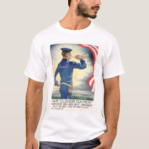 T-shirts Recolhimento das nuvens de guerra! Junte-se à
