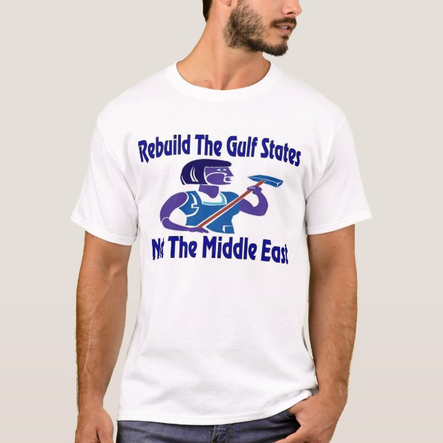 T-shirts Reconstrua os Gulf States (Frente)