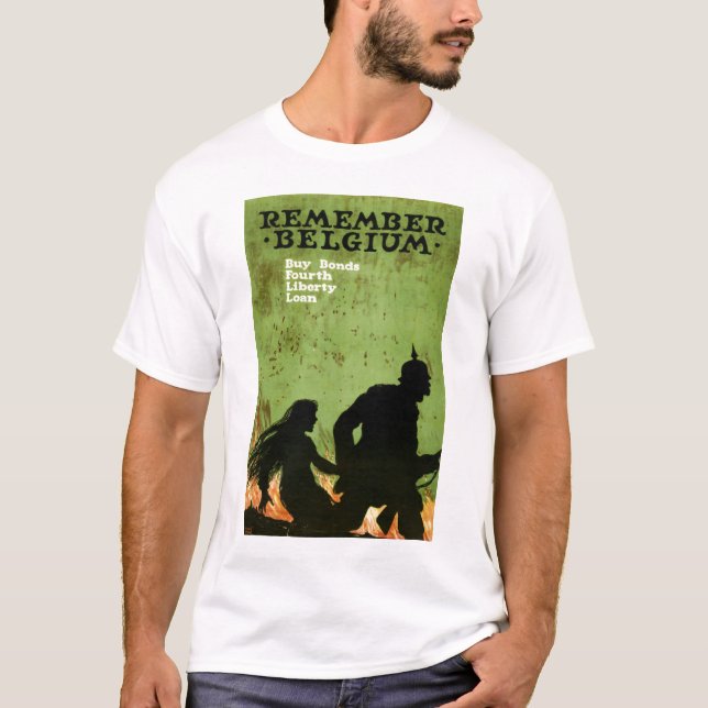 T-shirts Recorde Bélgica (Frente)