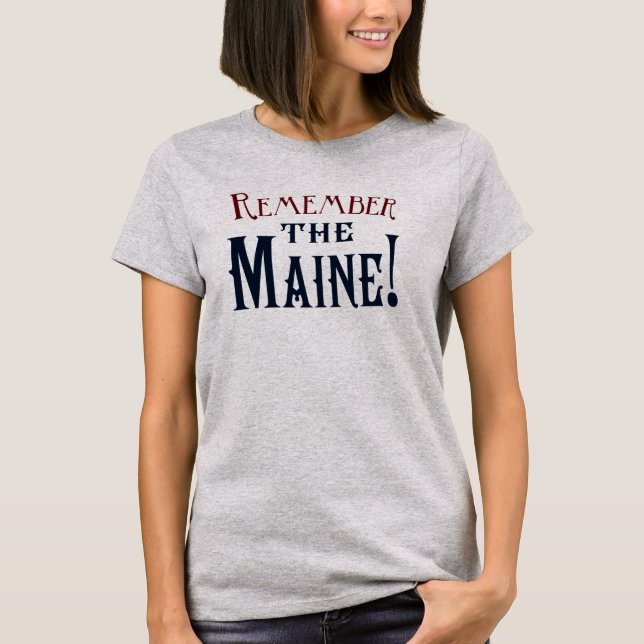 T-shirts Recorde o Maine! (Frente)