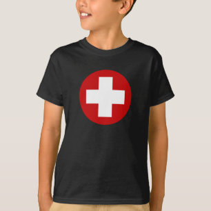T-shirts Recuperação suíça Roundell da emergência da c