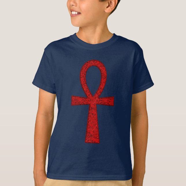 T-shirts Red Ankh Kids' (Frente)