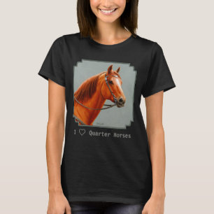 T-shirts Red Dun Chestnut Sorrel Western Quarter Horse
