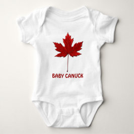T-shirts Red Maple Leaf Canadian Emblem Canuck for Baby