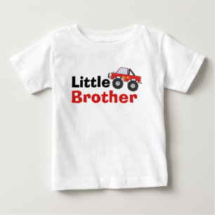 T-shirts Red Monster Truck Little Brother