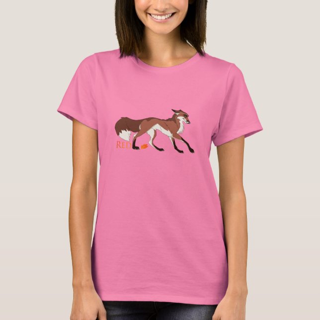 T-shirts Red the Fox (Frente)