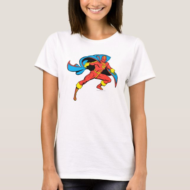 T-shirts Red Tornado Cape Pose (Frente)