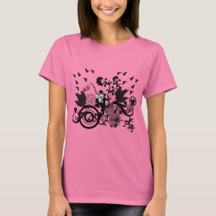 T-shirts Redemoinhos Irlandeses Negros e Leprechauns