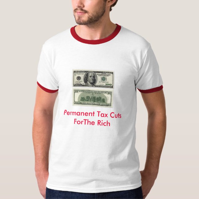 T-shirts Reduções nos impostos permanentes (Frente)