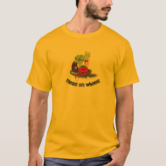 T-shirts Refeições engraçadas nas rodas