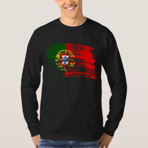 T-shirts Refrigere o design português da bandeira