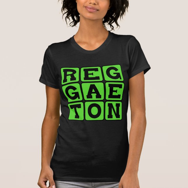 T-shirts Reggaeton, Gênero Musical (Frente)