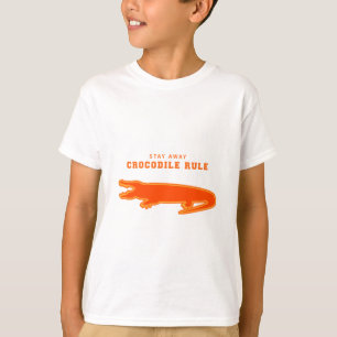 T-shirts Regra Crocodilo (Laranja)