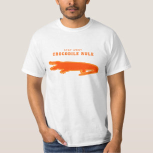 T-shirts Regra Crocodilo (Laranja)
