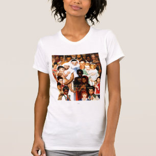 T-shirts Regra de ouro (faça até outro) por Norman Rockwe