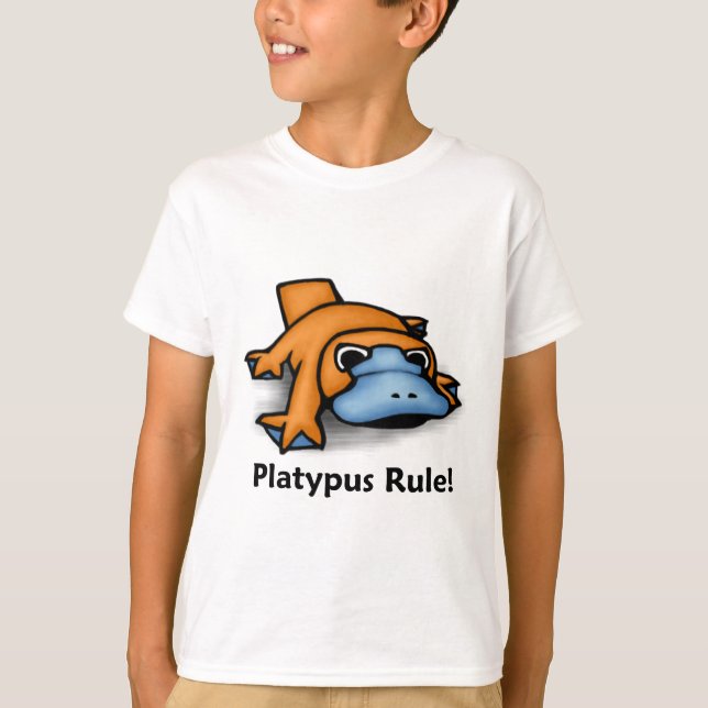 T-shirts Regra de Platypus! (Frente)