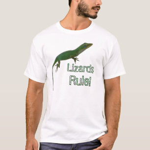 T-shirts Regra dos lagartos!