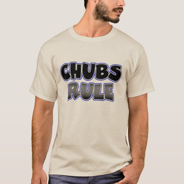 T-shirts Regra gay Chubby Chaser Chubs (Frente)