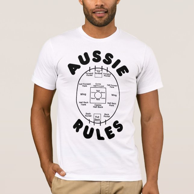 T-shirts Regras Aussie (Frente)