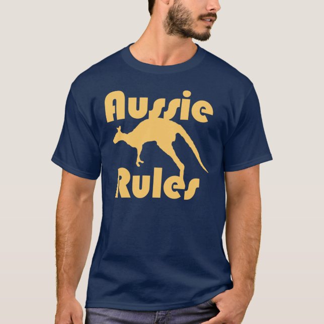T-shirts Regras Aussie (Frente)