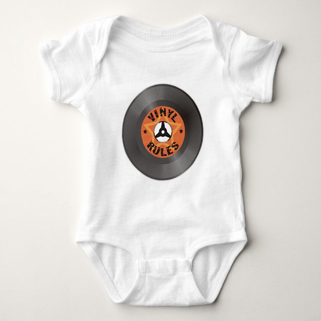 T-shirts Regras do vinil (Frente)