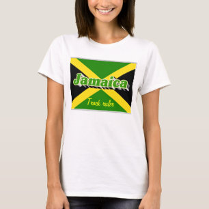 T-shirts Régua da t-camisa-trilha de Jamaica