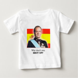 T-shirts Rei Carlos de HRM da espanha: "Por que você não