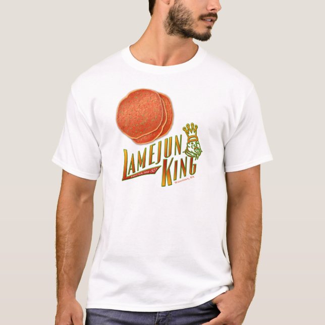 T-shirts Rei de Lamejun, cozinheiro chefe da pizza arménia! (Frente)