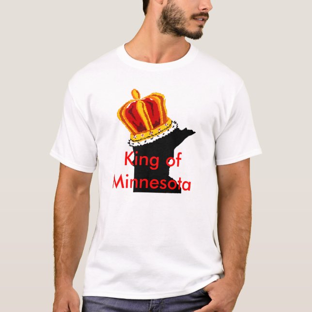 T-shirts Rei de Minnesota (Frente)