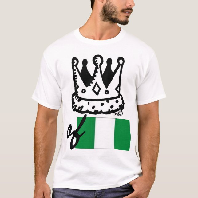 T-shirts rei de Nigéria (Frente)