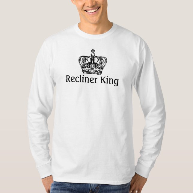 T-shirts Rei do Recliner (Frente)