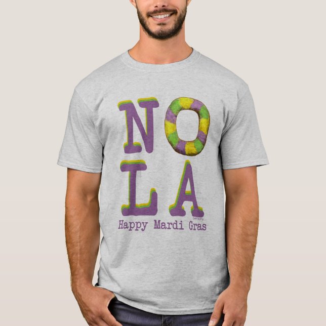 T-shirts Rei Endurecimento de NOLA (Frente)