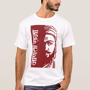 T-shirts Rei histórico indiano Shivaji