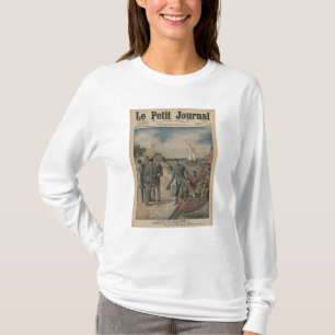 T-shirts Rei Manuel II de Portugal que oferece o adeus