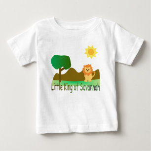 T-shirts Rei pequeno do savana