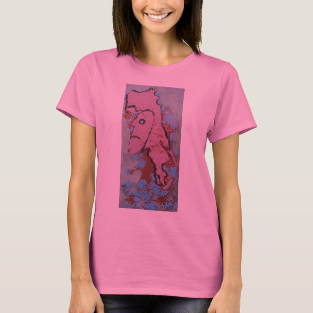 T-SHIRTS REI PINK (Frente)