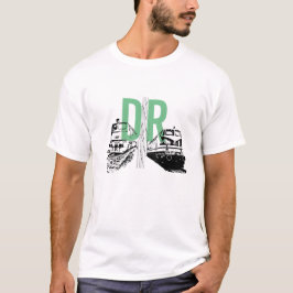T-shirts Reichsbahn alemão DDR desenho