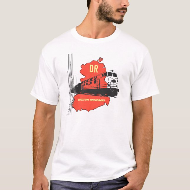 T-shirts Reichsbahn DDR (Frente)