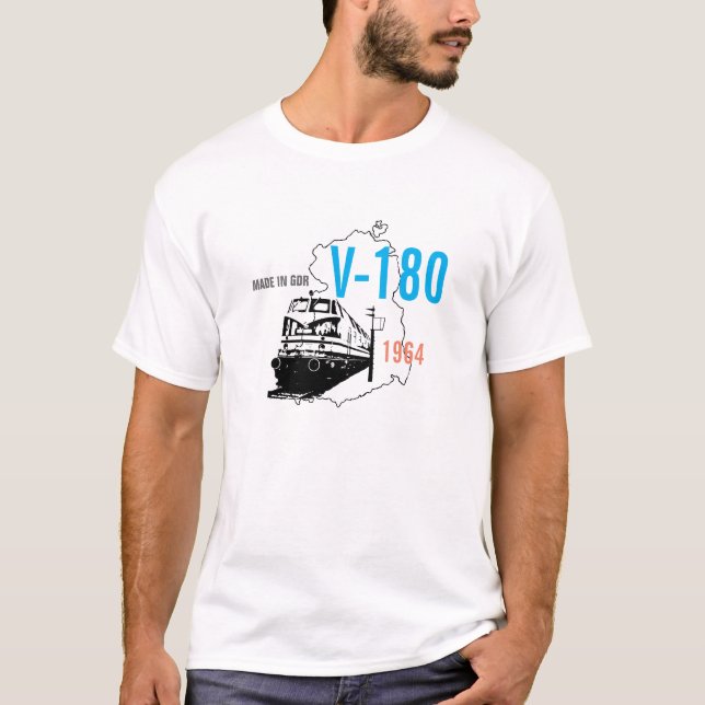 T-shirts Reichsbahn DDR desenho (Frente)