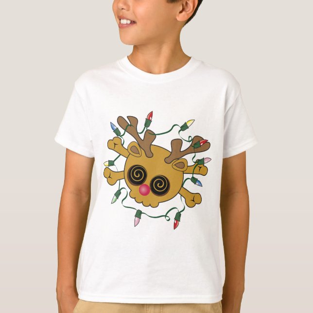 T-shirts Reindeer Skull (Frente)