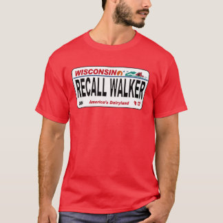 T-shirts Relembrar Walker - Design da Placa de Licença
