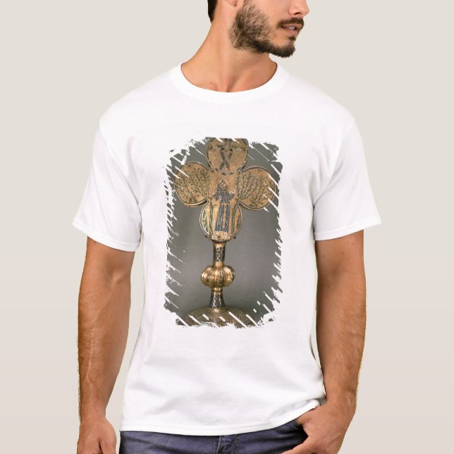 T-shirts Relicário do Monstrance de St Francis de Assisi, (Frente)