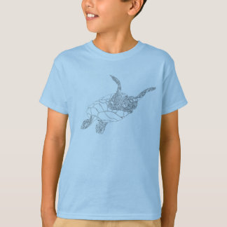 T-shirts Remando a tartaruga