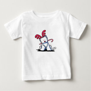 T-shirts Rena do cão de KiniArt Westie